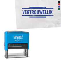 Stempel 58x22mm Vertrouwelijk