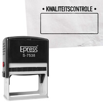 Stempel 75x38mm Kwaliteitscontrole