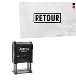 CombiCraft Stempel retour 27x10mm - per stuk