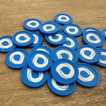 CombiCraft Plastic winkelwagenmunt €0,50 bedrukken met eigen ontwerp - per 100 stuks