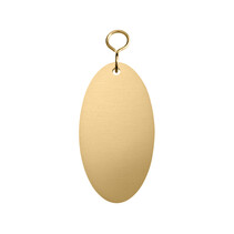 Blanco hotel sleutelhanger Sablon 45x85mm