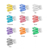 CombiCraft Actie: Openklapbare sleutellabels 60x22mm kleurenmix - per 15 stuks