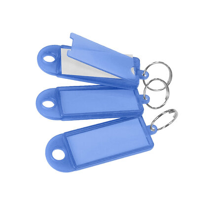 CombiCraft Openklapbare sleutellabels 60x22mm met sleutelring - per 100 stuks