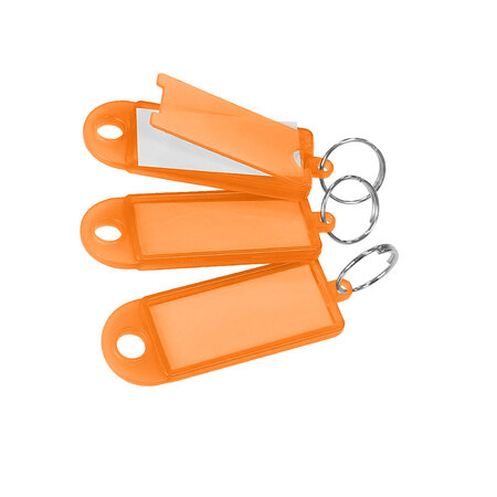 CombiCraft Openklapbare sleutellabels 60x22mm met sleutelring - per 100 stuks