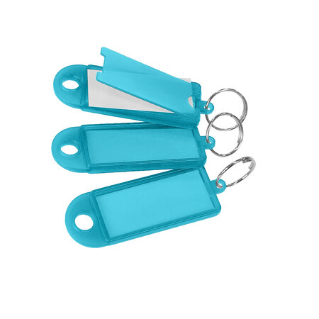 CombiCraft Openklapbare sleutellabels 60x22mm met sleutelring - per 100 stuks