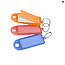 CombiCraft Kleurenmix openklapbare sleutellabels 60x22mm met sleutelring - per 100 stuks