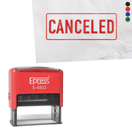 CombiCraft Stempel canceled 58x22mm - per stuk