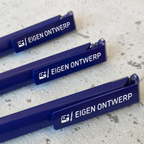 Pennen met logo wit - per stuk