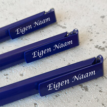 Pennen met naam cursief - per stuk