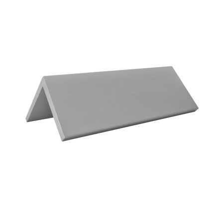 CombiCraft Blanco aluminium tafelbordje Fortis 100x40mm zilver - per stuk