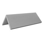 CombiCraft Blanco aluminium tafelbordje Fortis 160x50mm zilver - per stuk