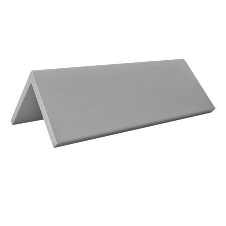 CombiCraft Blanco aluminium tafelbordje Fortis 160x50mm zilver - per stuk