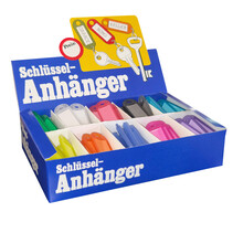 Toonbankverpakking sleutellabels met papier en wartel