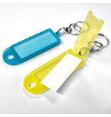 CombiCraft Toonbankverpakking openklapbare sleutellabels 60x22mm met wartel en sleutelring - per stuk