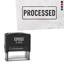Stempel 58x22mm Processed
