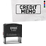 CombiCraft Stempel credit memo 58x22mm - per stuk