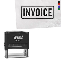 Stempel 58x22mm Invoice