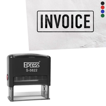 CombiCraft Stempel invoice 58x22mm - per stuk