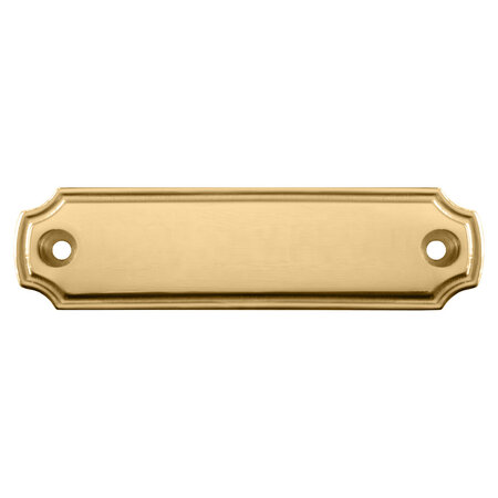 CombiCraft Blanco messing naamplaatje 100x27mm - per stuk