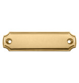 CombiCraft Blanco messing naambordje 100x27mm - per stuk