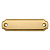 CombiCraft Blanco messing naambordje 100x27mm