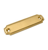 CombiCraft Blanco messing naambordje 100x27mm - per stuk