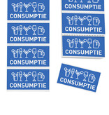 CombiCraft Consumptiebonnen met drankiconen op strip - per 1000 bonnen