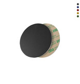 CombiCraft Blanco aluminium nummerplaatje Ø30mm met tape - per stuk