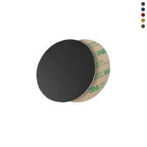 Aluminium nummer plaatje met tape