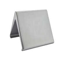 Aluminium tafelbordje Elegant 60x55mm zilver