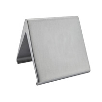 Aluminium tafelbordje Elegant 60x55mm zilver
