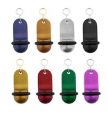 CombiCraft Blanco Mini Classic aluminium hotel sleutelhanger in stijlvolle kleuren