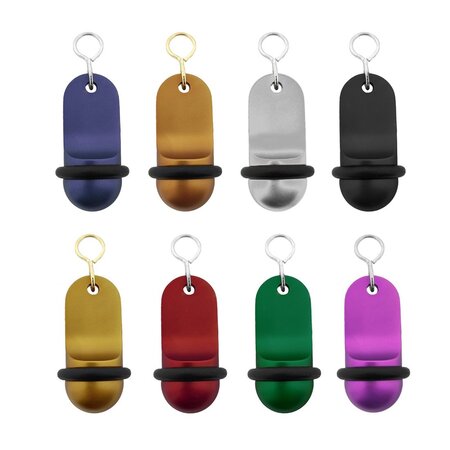 CombiCraft Blanco Mini Classic aluminium hotel sleutelhanger in stijlvolle kleuren