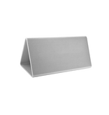 CombiCraft Blanco aluminium tafelbordje Cody 100x55mm zilver - per stuk