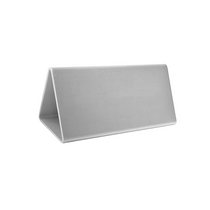 Aluminium tafelbordje Cody 100x55mm zilver
