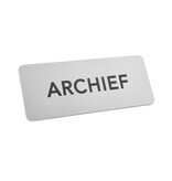 CombiCraft Aluminium deurbordje archief 150x60mm - per stuk