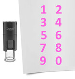 CombiCraft Stempelset cijfers Ø10mm - 10 stuks