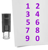 CombiCraft Stempelset cijfers Ø10mm - 10 stuks