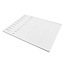 CombiCraft Blanco PET sleufetiketten 250x19,1mm met afscheurstrook wit - per 100 etiketten