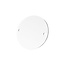 CombiCraft Blanco aluminium nummerplaatje Ø50mm wit met gaten - per stuk