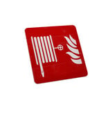 CombiCraft Aluminium deurbordje brandslang 100x100mm - per stuk