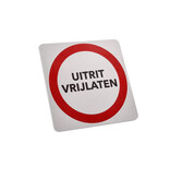 CombiCraft Aluminium deurbordje uitrit vrijlaten 100x100mm - per stuk