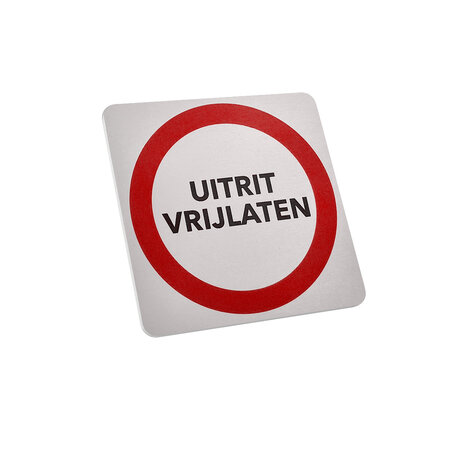 CombiCraft Aluminium deurbordje uitrit vrijlaten 100x100mm - per stuk