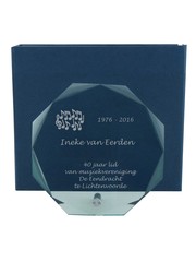  Glastrofee, 150x150mm, incl. geschenkdoos