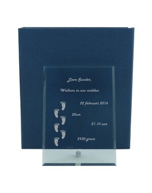  Bokaal van glas, 179x129mm