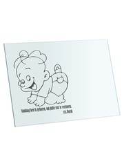  Spiegel graveren, 60x45x0,4cm