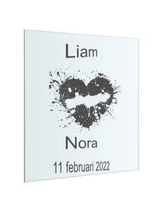  Spiegel graveren, 45x60x0,4cm