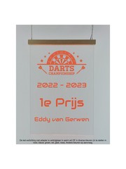  Hangend transparant plexiglas met LED-verlichting, 52x38cm of 37x53cm