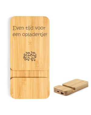  Powerbank met draadloze oplader