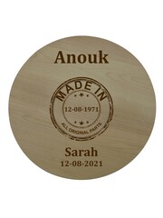  Draaiplateau van beuken, 40cm rond